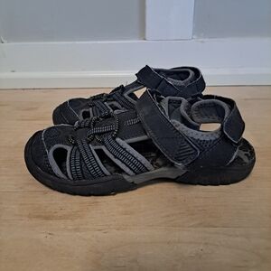 Sonoma Boys’ Gallop Closed-Toe Sport Sandals – Gray – Size M 1